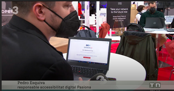 Pedro Esquiva en TV3 noticia UNIVERSITAS XXI